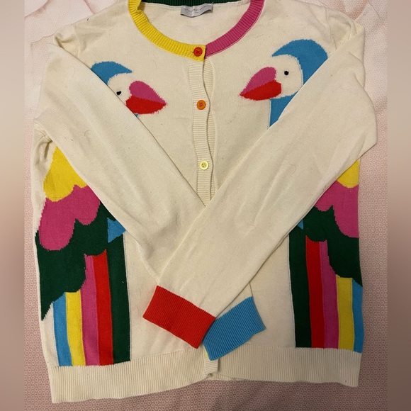 Stella McCartney Girls Rainbow Cardigan Fits XS Women - Picture 2 of 5